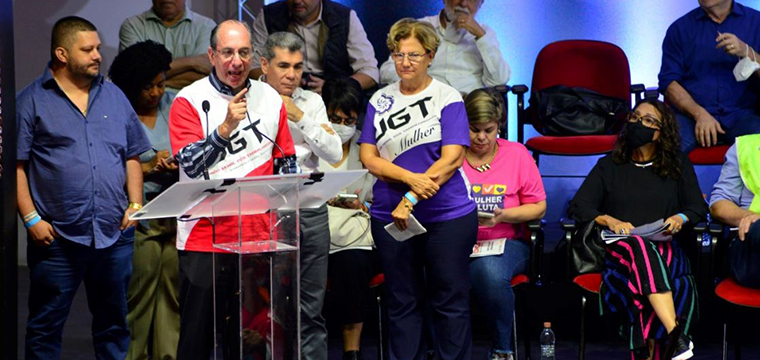 Ricardo Patah, presidente da UGT quer mais emprego e renda