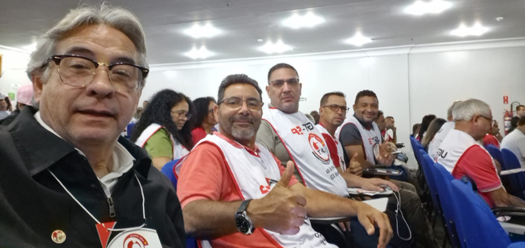 Dirigentes do SINTETEL participam da plen�ria em Campinas