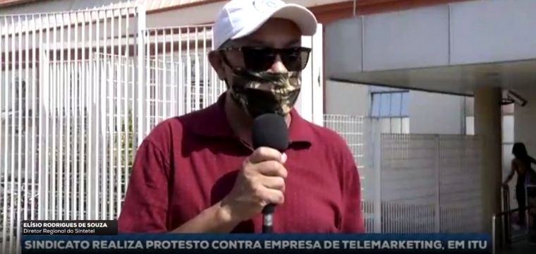 Elisio (diretor da Regional de Campinas) dá entrevista à emissora local