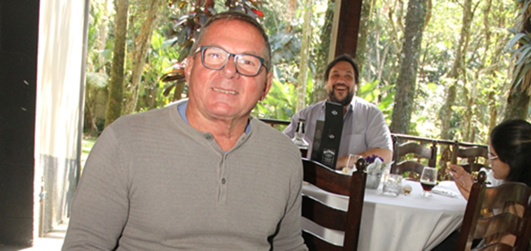 Wilson Roberto, aposentado da antiga CTBC, viajou da Cidade de Salto para encontrar os amigos da ex-empresa