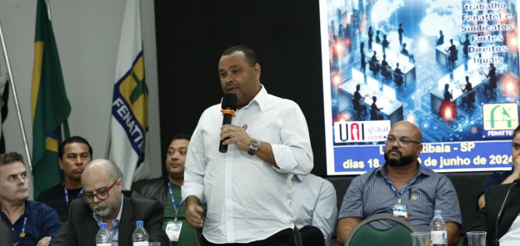 Raimundo Suzart - CUT Nacional discursou no Congresso