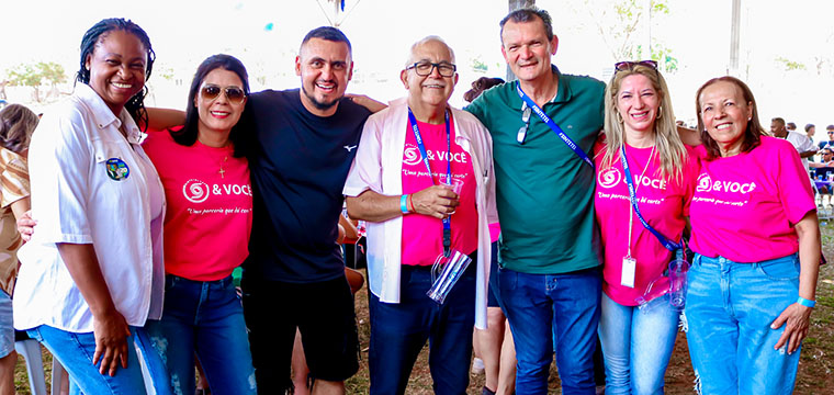 Dr. Raul e Graziela, candidatos a prefeito e vice-prefeita de Bauru prestigiaram a festa 