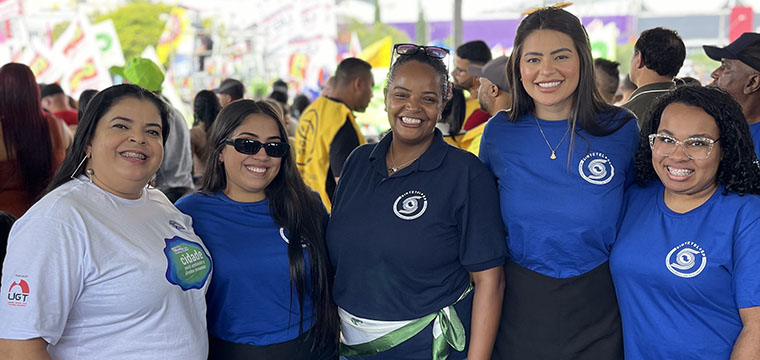 SINTETEL mulheres presente!