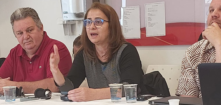 Cristiane do Nascimento, diretora Social do SINTETEL, fala sobre sade mental no trabalho