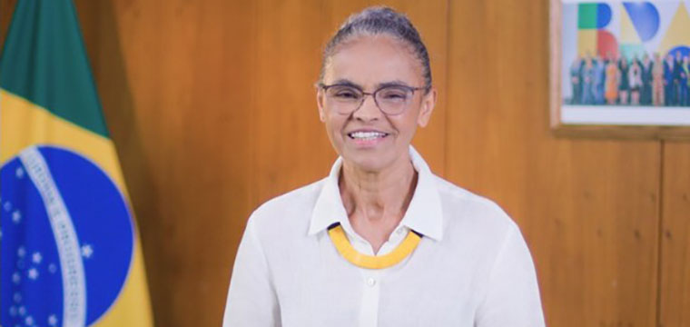 Marina Silva, ministra do Meio Ambiente