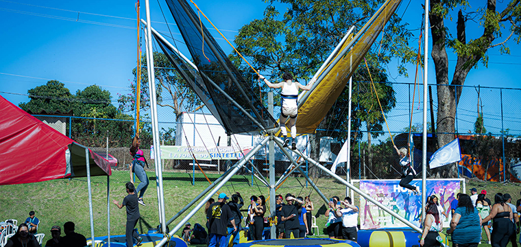 O bang trampolim fez muito sucesso!