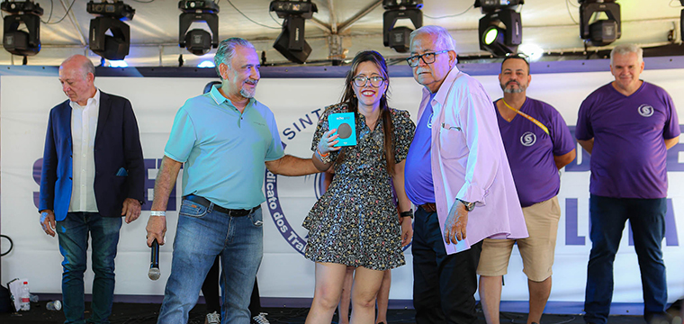 Daniela Simonato da Tel  Rio Preto ganhou uma alexa