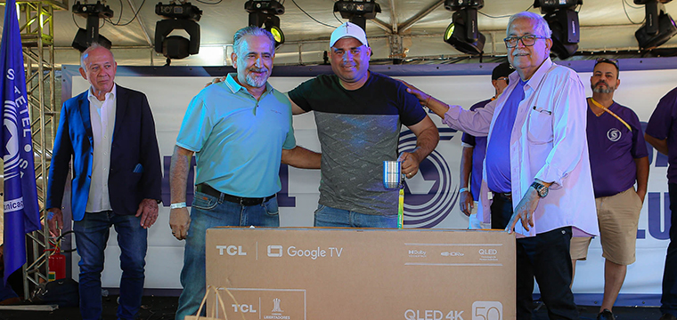 George da Silva - Tel Bauru - ganhou uma TV