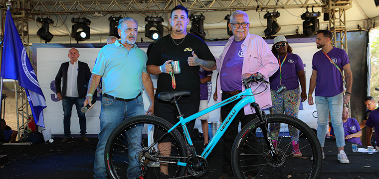 Luiz Fernando Mouro - CPFL Atende Ourinhos - ganhou uma bicicleta