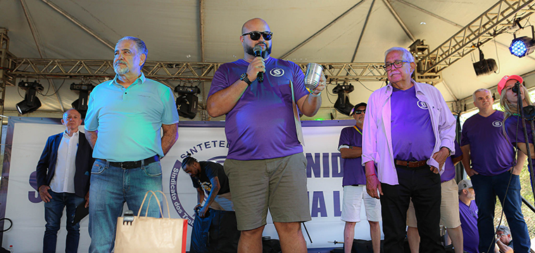 Rogrio Soares, Sinttel-SC, deixa sua mensagem para os trabalhadores