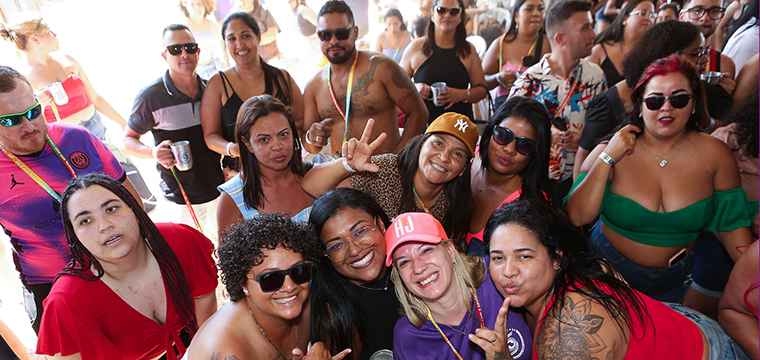 Os trabalhadores aproveitaram o dia