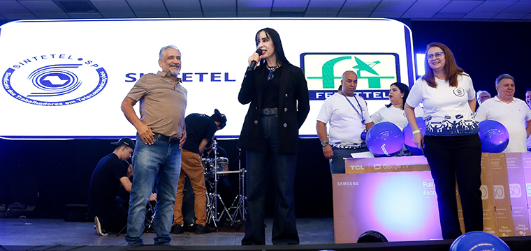 Vivien Suruagy, presidente da Feninfra, destacou a fase de transio que vive o setor de telecom