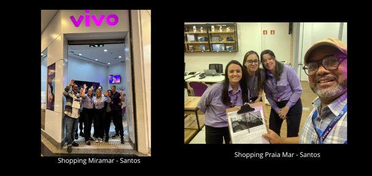 Shoppings Miramar e Praia Mar, ambos em Santos