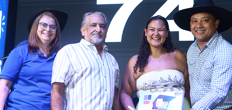 Eduarda Bernarde, Brasilseg Franca, foi uma das sorteada