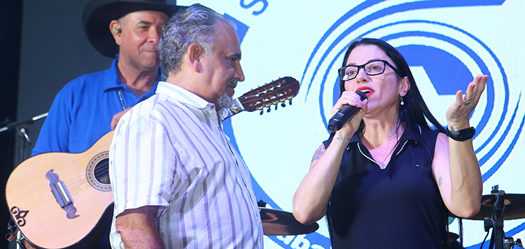 Juliana Rufino, da Icomon, prestigiou o evento da categoria