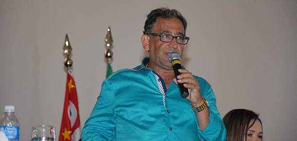 Gilberto Dourado, presidente da Contcop participa das homenagens s mulheres